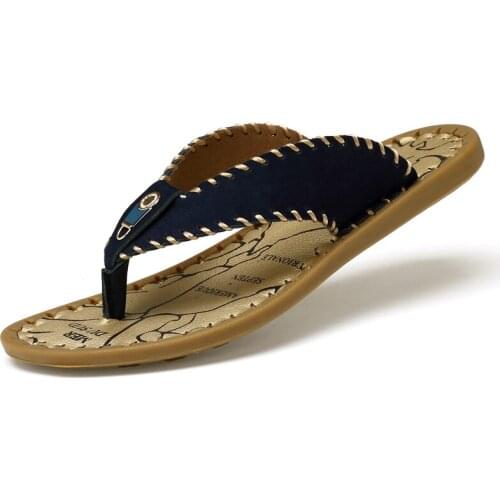 Indoor men cozy summer flipflops pantufla bulk casa home sole beach fashion sandals leather soft hombre estar mens mens rubber