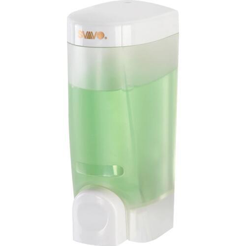 SVAVO Shower Soap Dispenser Wall mounted Shampoo Manual Liquid Soap Dispenser With Safety Lock for Bathroom Hotel Kitchen