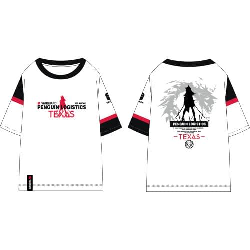 Anime JK Arknights Texas Cosplay Shirt Related T-Shirt Tops Tee Women Men Casual shirt t shirt Costume Short sleeve