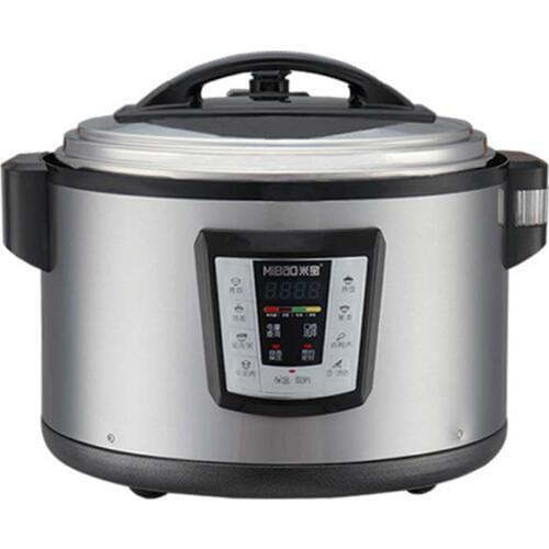 Commercial Large Capacity 11L Rice Cooking Machine Multifunction Timing Rice Cooker Steamer Heat Preservation Food Cooker