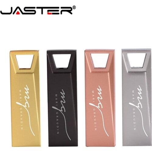 JASTER Mini pen drive 64GB USB flash drive 32GB USB2.0 pendrive 16GB 8GB 4GB USB stick 128GB with gift key ring newest U disk