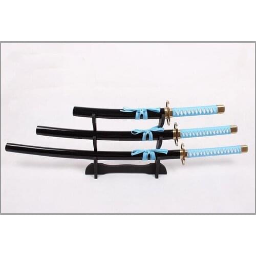 Cosplay Bleach Anime Sword Gin Ichimaru Wooden Sword Cosplay Props Katana for Comic Decorative Cosplay Show Free Shipping