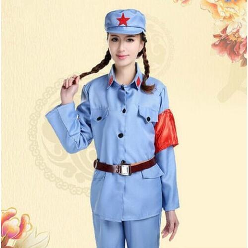 Eighth Route Army costumes for women PLA cosplay Red army uniform costume Anti-Japanese War costumes