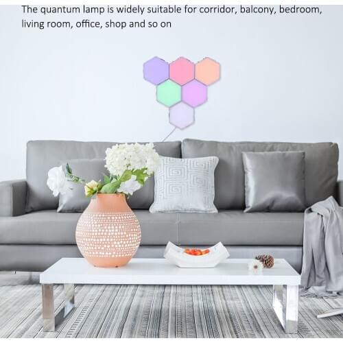 Quantum lamp led modular touch sensitive lighting Hexagonal lamps night light magnetic creative decoration wall lampara