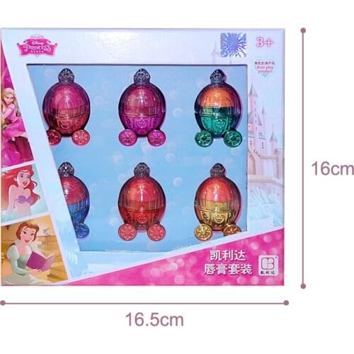 New girls princess Cosmetics Lipstick Make up set Beauty Fashion Toys original box kids Christmas present gift