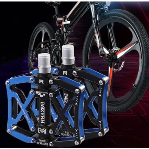 1 Pair 3 Bearings Bicycle Pedal Anti-slip Ultralight MTB Mountain Bike Bearing Pedals