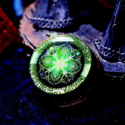 Reiki The Moon And Stars Spirit Patron Saint Pendant Austrian Orgon Spiritual Energy Necklace Northern Europe Stone Pendants