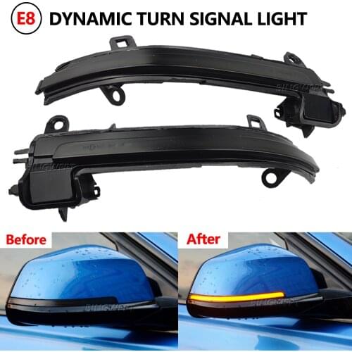 LED Dynamic Turn Signal Blinker For BMW F20 F30 F31 F21 F22 F23 F32 F33 F34 X1 E84 F36 1 2 3 4 F87 M2 Rearview Mirror light