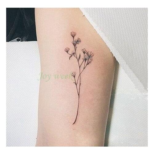 Waterproof Temporary Tattoo Sticker sexy baby flower tattos flower tatto stickers flash tatoo fake tattoos for girl women