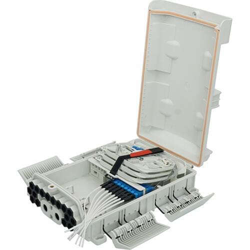 YOUYSI Black/White fiber splitter box FTT-H716 outdoor 16 port fiber optic distribution box FTTH equipment terminal box
