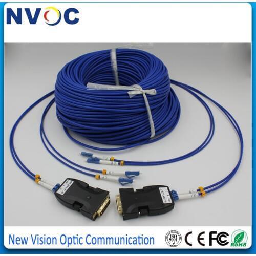 10Pcs/Lot,100M 4Cores Single Mode LC/UPC-LC/UPC Indoor Armored Fiber Optic Cord,SM LC UPC Armoured Fiber Optic Jumper for DVI
