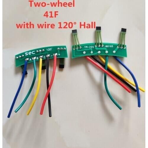 5pcs Two-wheel electric vehicle motor Hall plate element 3144 41F 43F 413 with wire 120° Hall PCB