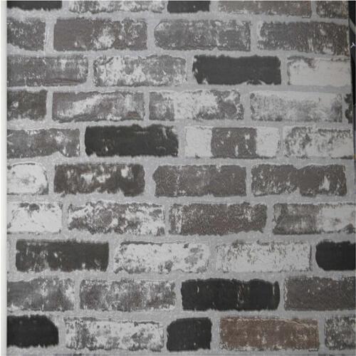 Beibehang PVC fashion printing brick texture papel de parede 3d wall murals wallpaper for walls 3 d Papel de bedroom study brick
