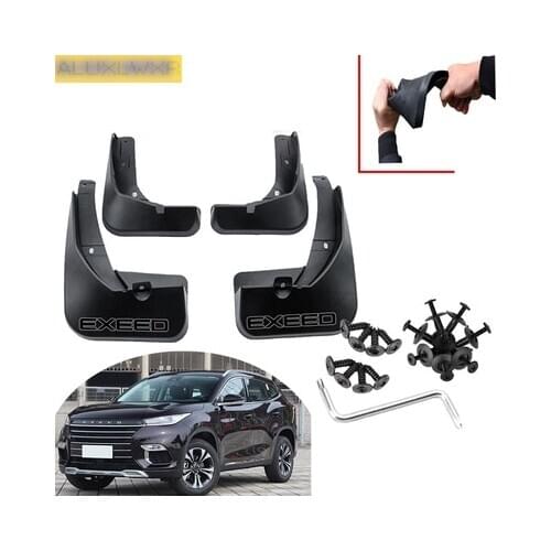 Mudguards Mud Flap Flaps Splash Guards Fender Protector Cover 4pcs for Chery exeed txl TX LX 2018 2019 2020 2021 Car Accessories