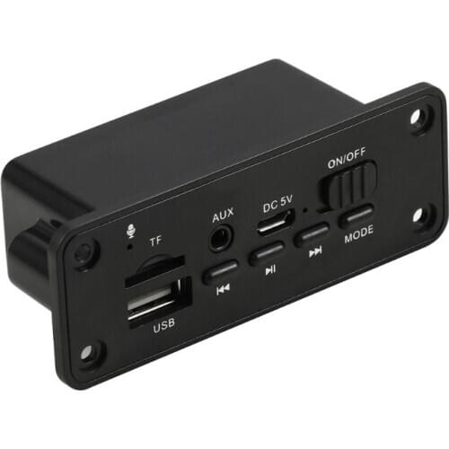 DC 5V MP3 WMA Decoder Board Bluetooth Module USB TF Radio 2 x 3W For Car