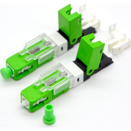GONGFENG NEW Hot Sell 100PCS Optic Fiber Quick Cold Connector FTTH SC Single Mode UPC/APC Fast Connector Special Wholesale