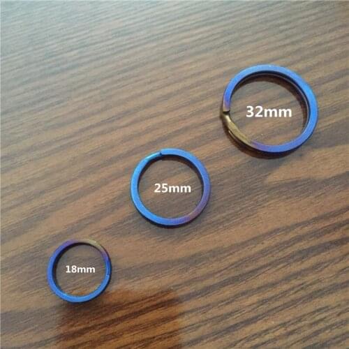 Titanium Alloy Key Ring Quick-hanging Ring EDC Pocket Kits for Outdoor Camping Hiking Travel Kits