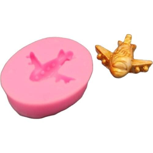 Tiny Mini Airplane Epoxy Resin Fondant Silicone Mold for DIY Pastry Cupcake Dessert Decoration Kitchenware Baking Accessories