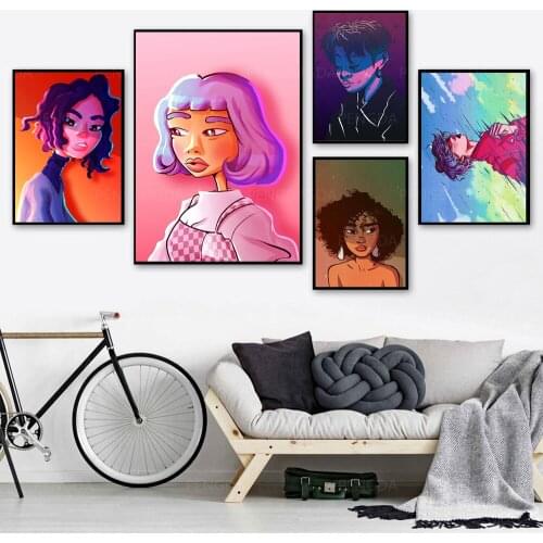 Modular Hd Printing Pictures Home Decoration Cartoon Characters Paintings Canvas Poster Wall Art For Living Room No Framework