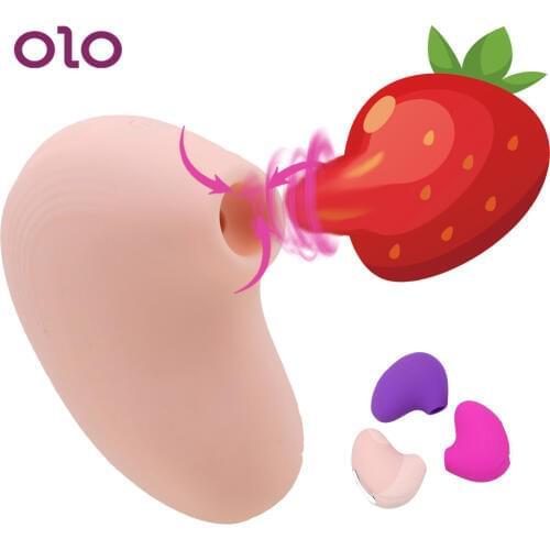 OLO 10 Frequency Blowjob Vibrating Oral Sex Clitoral Vacuum Stimulator Nipple Sucking Vibrator Clit Vagina Stimulator