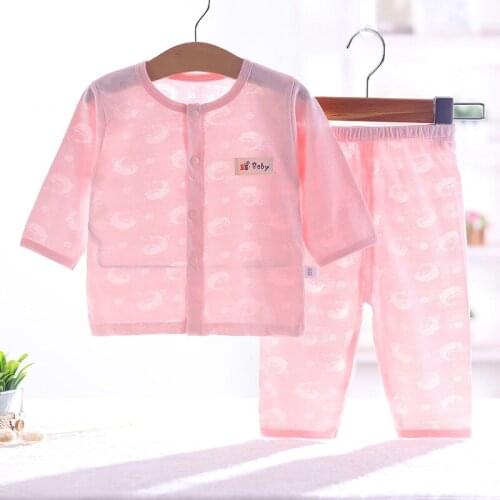 Pink Kawaii Baby Suit Girl Clothes Cute Spring Modern Design Baby Suit Combo Neonato Abbigliamento Clothes Baby Set BD50YE