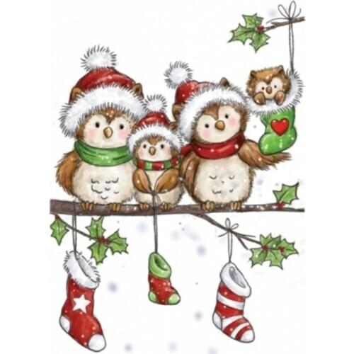 Animal owl cartoon pattern Stamp And metal die Scrapbooking Alphabet Stamp Embossing Craft making Silicone Transparent Stamps