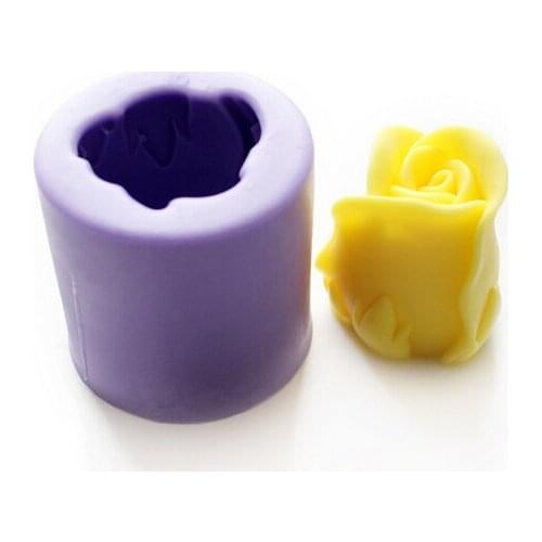 Silicone mold Rose shape handmade soap mold Cake Decorating Tools food grade silicone fondant chocolate moulds PRZY