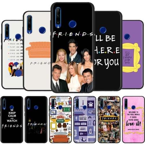 Silicone Cover Phone Case For Huawei Y7a Y9a Y8p Y8s Y6p Y5p Y9 Y7 Y6 2019 Friends TV Soft TPU Shell