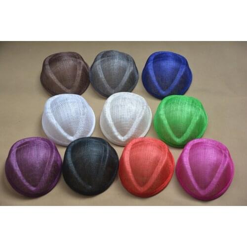 Sinamay Air Hostess Teardrop Pillbox Percher Hat Fascinator Millinery Base Stewardesses Uniform Hat B062