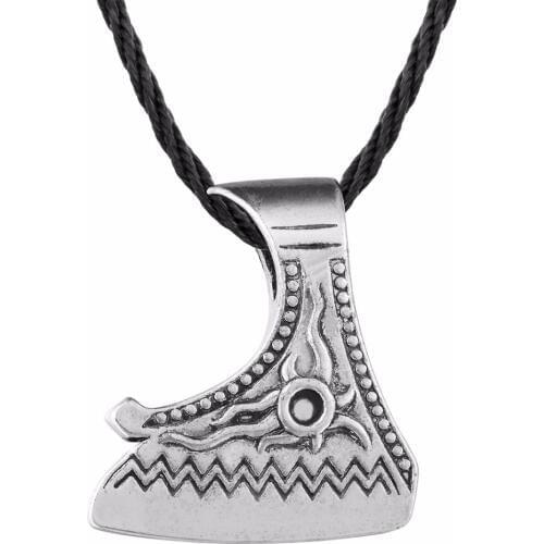 Nostalgia Slavic Pendant Perun Axe Necklace Viking Axes Son Of The Sun Amulet Pagan Talisman Jewelry