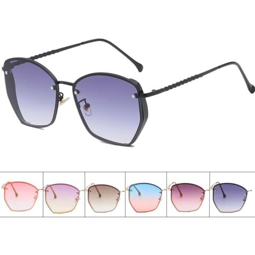 Multiple Colors Sunglasses Women Square Gradient Lens Women Driving Ocean Sun Glasses Female Fashion Eyewear UV400