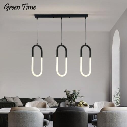 Home Decorate Modern Led Hanging Pendant Lamp For Living room Bedroom Dining room Indoor Lighting Pendant Light Acrylic Fixtures