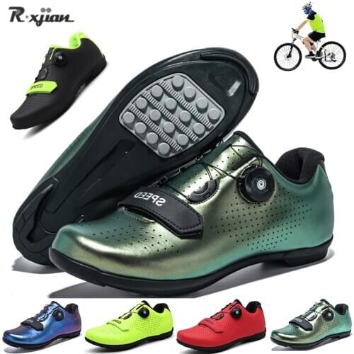 Special offer bicycle shoes mens road bike shoes outdoor sports bike shoes without lock professional racing road bike shoes