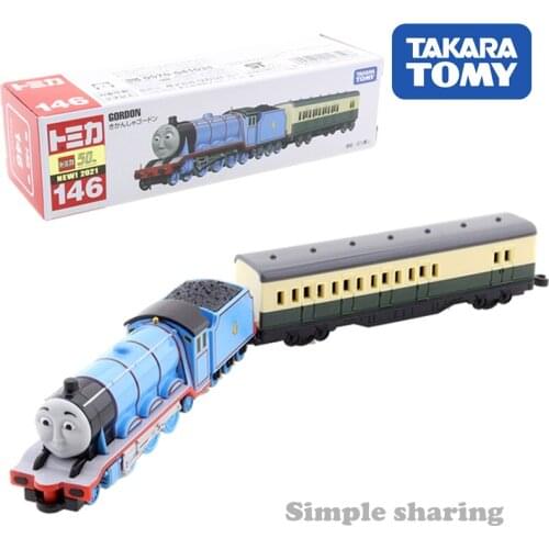 Takara Tomy Long Type Tomica No.146 Kikan Sha Gordon Cars Hot Pop 1:64 Kids Toys Motor Vehicle Diecast Metal Model