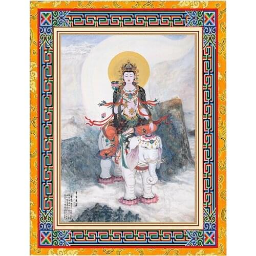 Tibet buddha elephant tapestry Wall decoration background dorm decor Porch wall hanging carpet