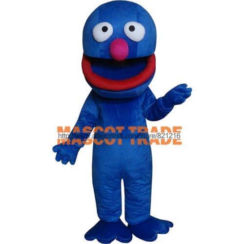 Sesame Street Blue Cookie Monster Mascot Costume Fancy Dress Adult Party Carnival Halloween Christmas Mascot