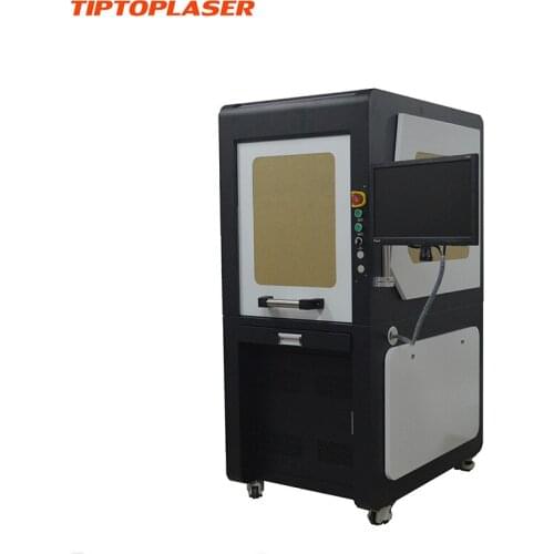High steady Jewelry fiber laser marking machine / iPhone mobile case fiber laser marker
