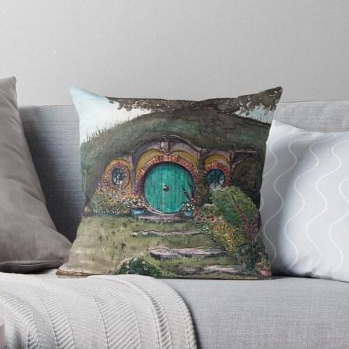 Bag End Throw Pillow Cushion Cover Polyester throw pillows case on sofa home living room car seat decor 45x45cm