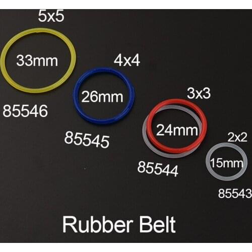 10pcs 85543 85544 85545 85546 High-Tech Rubber Belt 2x2 3x3 4x4 5x5 MOC Building Blocks Bricks rubber band Parts Toys for EV3