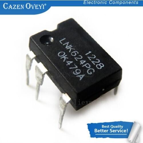 1pcs/lot LNK624PG DIP-7 LNK624PN DIP-7 LNK624P DIP LNK624 In Stock