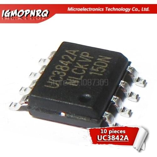 10pcs UC3842 UC3842A UC3842B 3842B SOP-8 current-controlled pulse width modulator new original