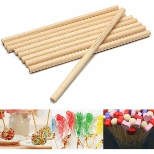 100PCS 3.8x80mm round wooden pine sticks, high-quality and durable wooden pins for building model carpentry crafts