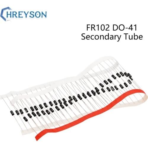 20Pcs Fast Recovery Rectifier Diode FR102 FR103 FR104 FR105 FR107 2A 3A DO-41 1A 1000V Electronic Components PCB FR
