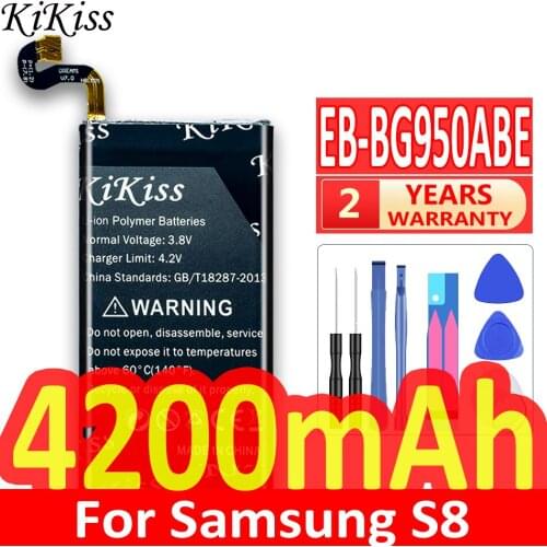 4200mA Battery For Samsung Galaxy S8 sm-G950 SM-G9508 G950F G950A G950T G950U G950V G950S EB-BG950ABE Mobile Phone Batterie