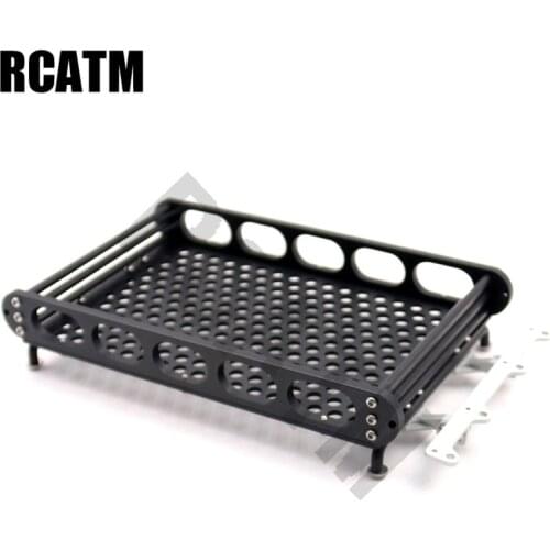CNC Aluminum Alloy Car Roof Luggage Rack Decoration For 1/10 RC Crawler Car Traxxas TRX4 TRX6 G63 AXIAL SCX10 AX103007 D90 TF2