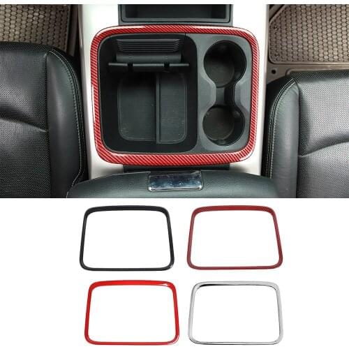ABS Central Storage Box Cover Frame Decorative Trim Fit for Dodge Ram 1500 2010-2017 Interior Car Accessories