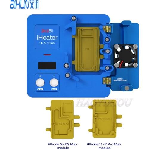 JC iHeater Desoldering Station Multi-Functional Thermostat Heating Plate for X-11max 12 Motherboard Face ID Android Fixing