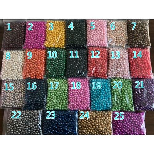 Cheap and Good Qulity 7-8MM Freshwater Rice Pearl AAAA loose oval pearls wholesale DIY Jewelry Red Pink Purple Bule 100/pcs bag