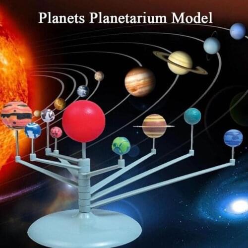 Nine Planets Solar System Planetarium Model Astronomy Science Project DIY Kids Gift Worldwide Sale Early Education For Child