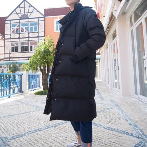 Long duck winter plus size, warm down jacket, mens Korean coat, Park, doudoune Homme, kj2637